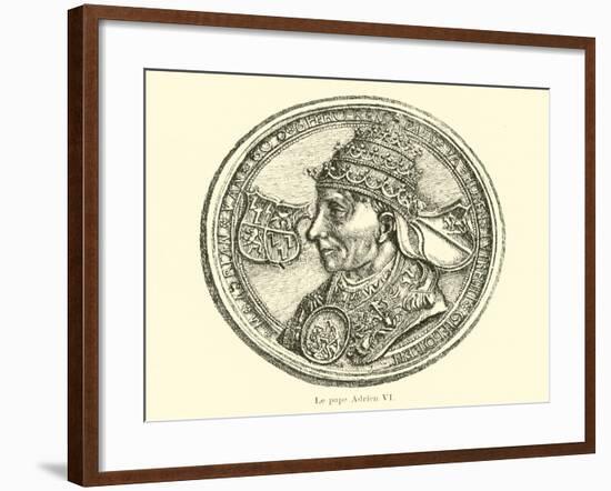 Pope Adrian Vi-null-Framed Giclee Print