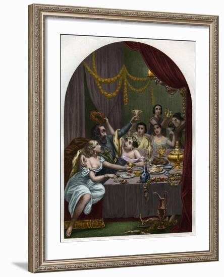 Pope Alexandre VI to Celebrate His Daughter Lucrezia's Marriage-Stefano Bianchetti-Framed Giclee Print