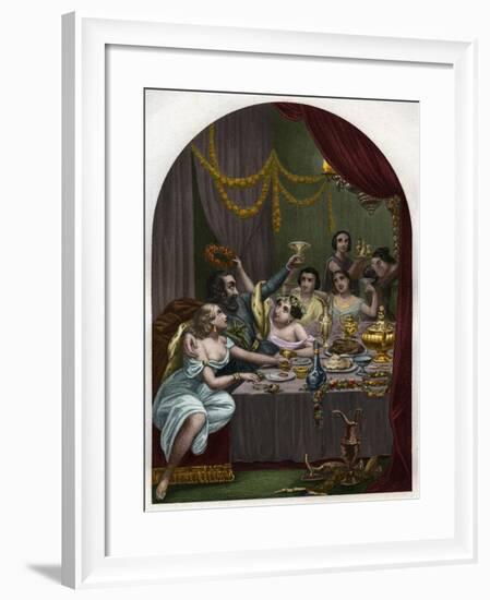 Pope Alexandre VI to Celebrate His Daughter Lucrezia's Marriage-Stefano Bianchetti-Framed Giclee Print