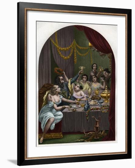 Pope Alexandre VI to Celebrate His Daughter Lucrezia's Marriage-Stefano Bianchetti-Framed Giclee Print