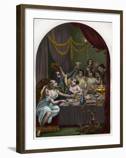 Pope Alexandre VI to Celebrate His Daughter Lucrezia's Marriage-Stefano Bianchetti-Framed Giclee Print