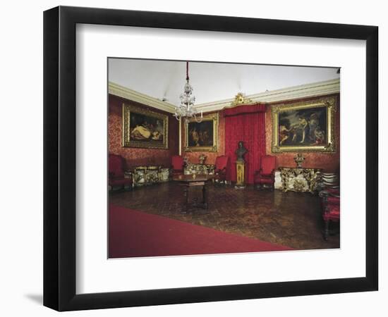 Pope Benedict XIV's Salon, Tozzoni Mansion, Imola, Emilia-Romagna, Italy-null-Framed Giclee Print