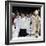 Pope Benedict XVI Acknowledges the Crowd as He Arrives for a Mass-null-Framed Photographic Print