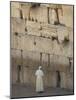 Pope Benedict XVI Stands Next to the Western Wall, Judaism's Holiest Site in Jerusalem's Old City-null-Mounted Photographic Print