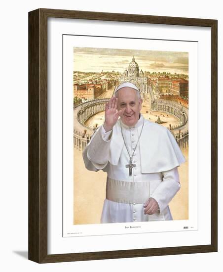 Pope Francis-null-Framed Art Print