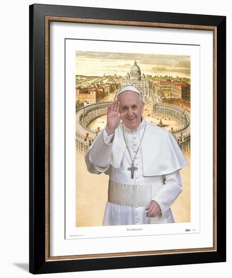 Pope Francis-null-Framed Art Print