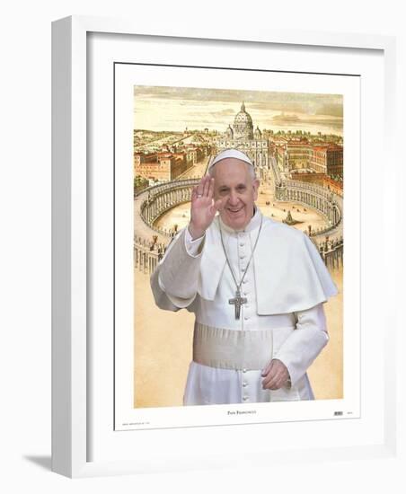 Pope Francis-null-Framed Art Print