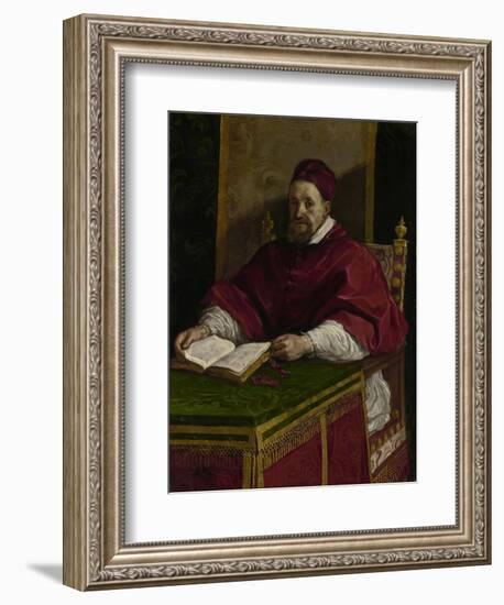 Pope Gregory XV, c.1622-23-Guercino-Framed Giclee Print