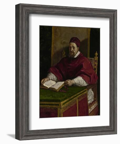 Pope Gregory XV, c.1622-23-Guercino-Framed Giclee Print