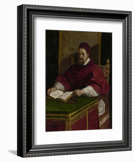Pope Gregory XV, c.1622-23-Guercino-Framed Giclee Print