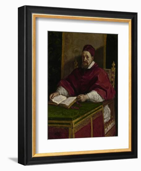 Pope Gregory XV, c.1622-23-Guercino-Framed Giclee Print