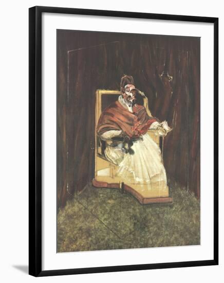 Pope Innocent XII (No border)-Francis Bacon-Framed Collectable Print