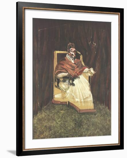 Pope Innocent XII (No border)-Francis Bacon-Framed Collectable Print