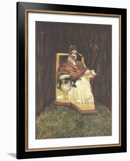 Pope Innocent XII (No border)-Francis Bacon-Framed Collectable Print