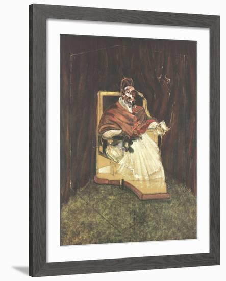 Pope Innocent XII (No border)-Francis Bacon-Framed Collectable Print