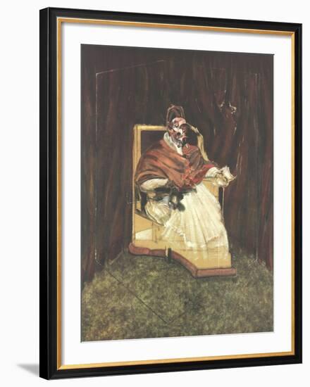 Pope Innocent XII (No border)-Francis Bacon-Framed Collectable Print