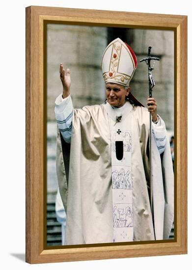 Pope John Paul II, 1978-null-Framed Premier Image Canvas