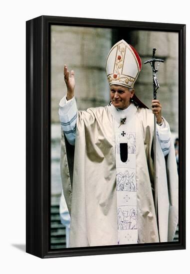 Pope John Paul II, 1978-null-Framed Premier Image Canvas