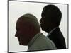 Pope John Paul II and South African President Nelson Mandela-null-Mounted Photographic Print