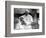 Pope John Paul II Holds His Arm Around Mother Teresa-null-Framed Photographic Print