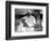 Pope John Paul II Holds His Arm Around Mother Teresa-null-Framed Photographic Print