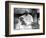 Pope John Paul II Holds His Arm Around Mother Teresa-null-Framed Photographic Print