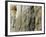 Pope John Paul II Rests His Hand on the Western Wall-null-Framed Photographic Print