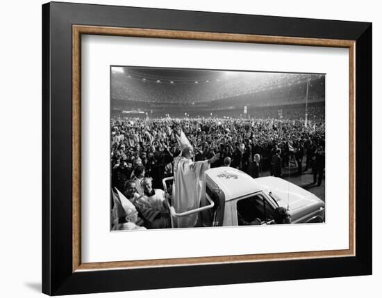 Pope John Paul II's first U.S. visit at Yankee Stadium, 1979-Thomas J. O'halloran-Framed Photographic Print