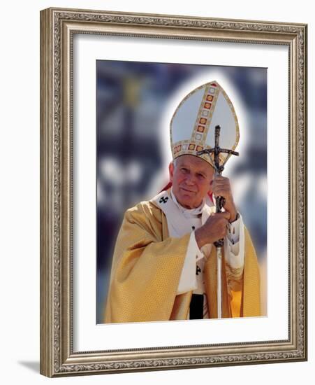 Pope John Paul II-null-Framed Art Print