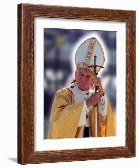 Pope John Paul II-null-Framed Art Print