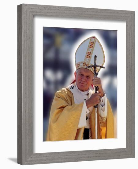 Pope John Paul II-null-Framed Art Print