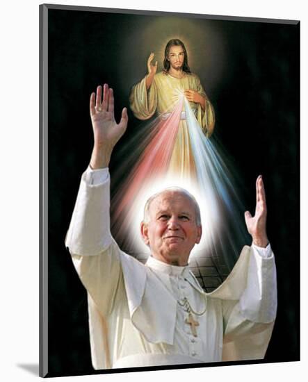 Pope John Paul II-null-Mounted Art Print