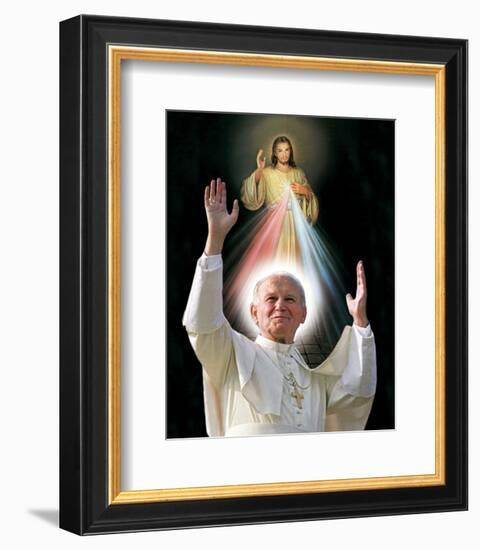 Pope John Paul II-null-Framed Art Print