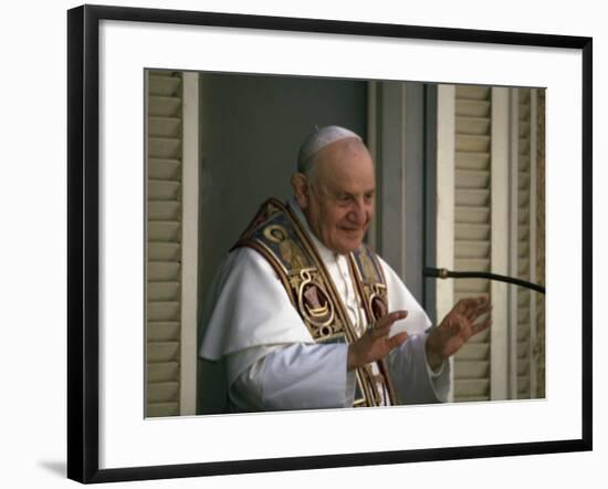 Pope John Xxiii During Ecumenical Council-null-Framed Premium Photographic Print