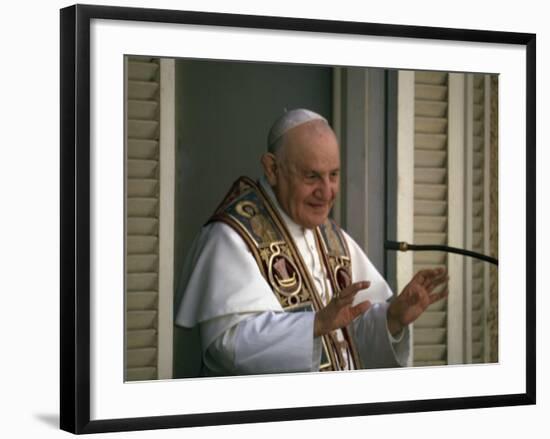 Pope John Xxiii During Ecumenical Council-null-Framed Premium Photographic Print
