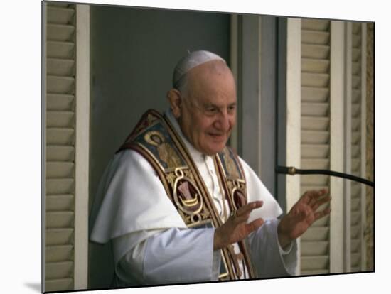 Pope John Xxiii During Ecumenical Council-null-Mounted Premium Photographic Print