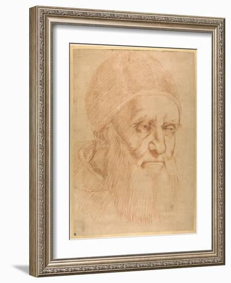 Pope Julius II, after a Cartoon by Raphael-Raphael-Framed Giclee Print