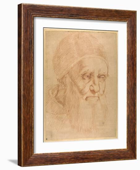 Pope Julius II, after a Cartoon by Raphael-Raphael-Framed Giclee Print