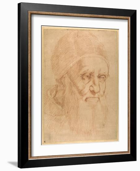 Pope Julius II, after a Cartoon by Raphael-Raphael-Framed Giclee Print