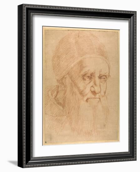 Pope Julius II, after a Cartoon by Raphael-Raphael-Framed Giclee Print