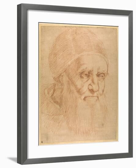 Pope Julius II, after a Cartoon by Raphael-Raphael-Framed Giclee Print