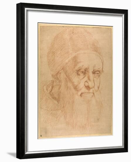 Pope Julius II, after a Cartoon by Raphael-Raphael-Framed Giclee Print