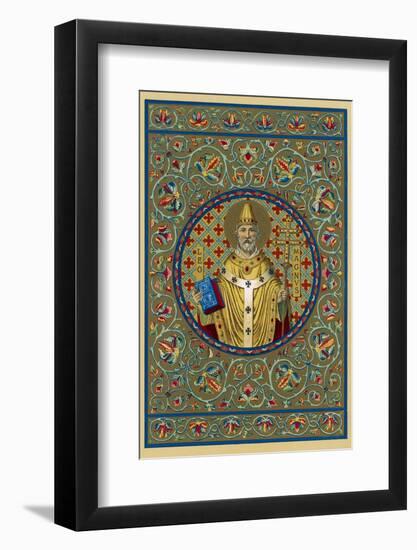 Pope Leo I "The Great" Pope and Saint Opposed Heretics Menaced by Attila the Hun-null-Framed Photographic Print