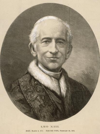 'Pope Leo XIII (Gioacchino Vincenzo Raffaelle Luigi Pecci) at the Time ...