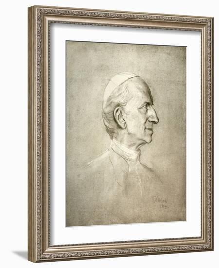 Pope Leo XIII-Franz Seraph von Lenbach-Framed Giclee Print