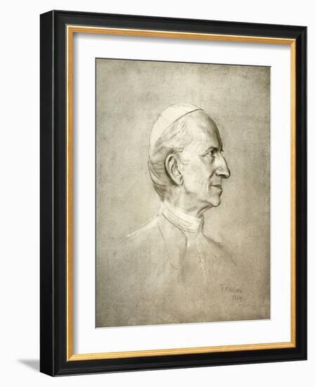 Pope Leo XIII-Franz Seraph von Lenbach-Framed Giclee Print