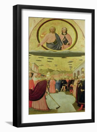 Pope Liberius Founding the Basilica of Santa Maria Della Neve-Tommaso Masolino Da Panicale-Framed Giclee Print
