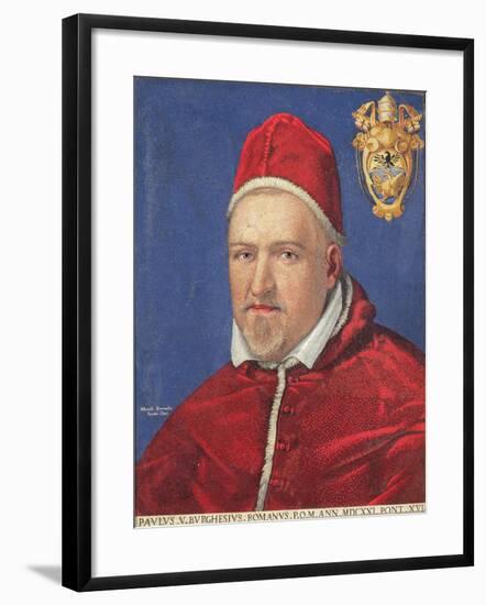 Pope Paul V (Mosaic)-Marcello Provenzale-Framed Giclee Print