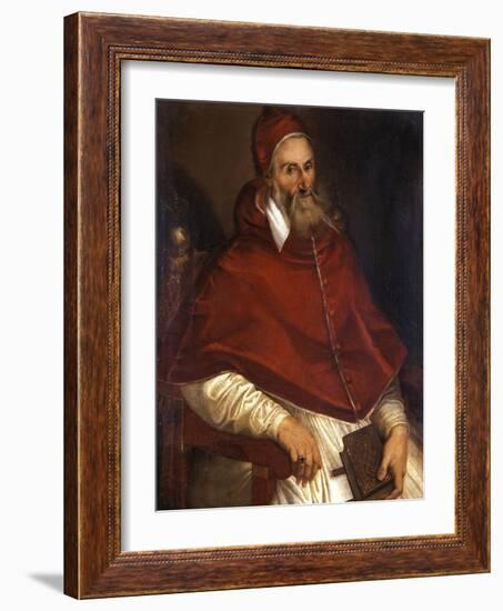 Pope Pius Iv, 1586-1600-Bartolomeo Passarotti-Framed Giclee Print