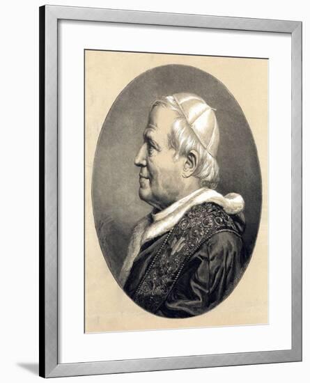 Pope Pius IX, 1846-null-Framed Giclee Print